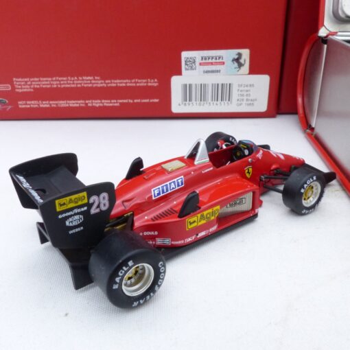 Hot Wheels 1:43 SF24/85 Ferrari 156/85 #28 Brazil GP 1985 in OVP EX7739 – Bild 3