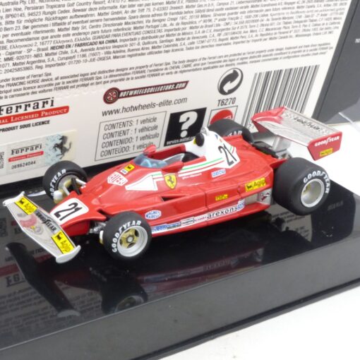Hot Wheels 1:43 T6270 Ferrari 312 T2 #21 G. Villeneuve in OVP EX7842