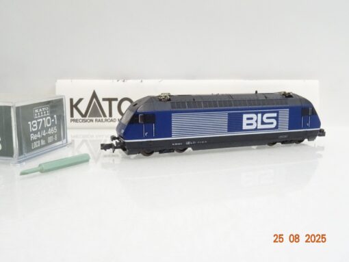 Kato N 13710-1 Schweiz E-Lok Re 465 001-6 der BLS in OVP JL2543