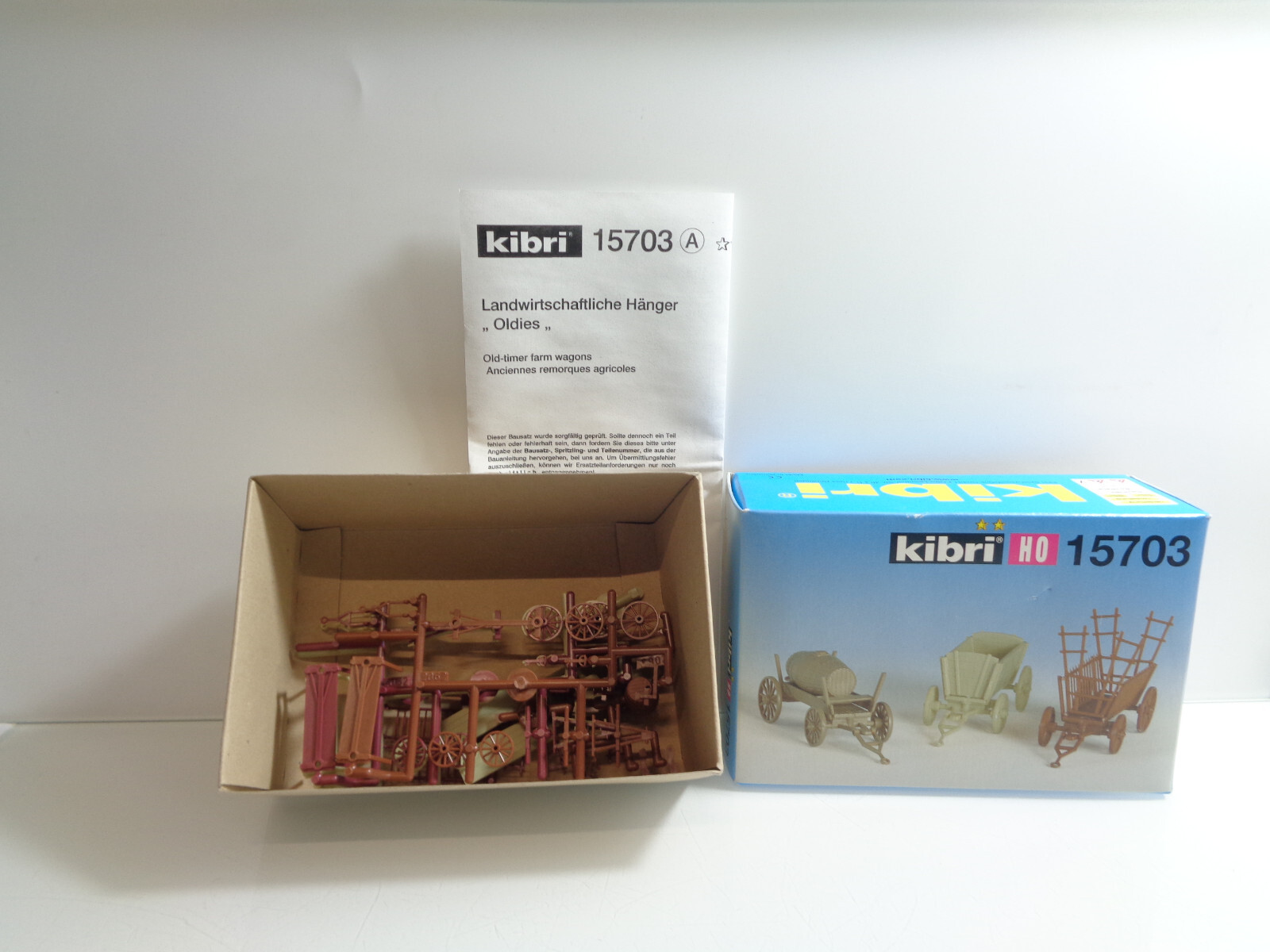 Kibri H0 15703 Landwirtschaftliche Hänger in OVP C974 – Bild 3