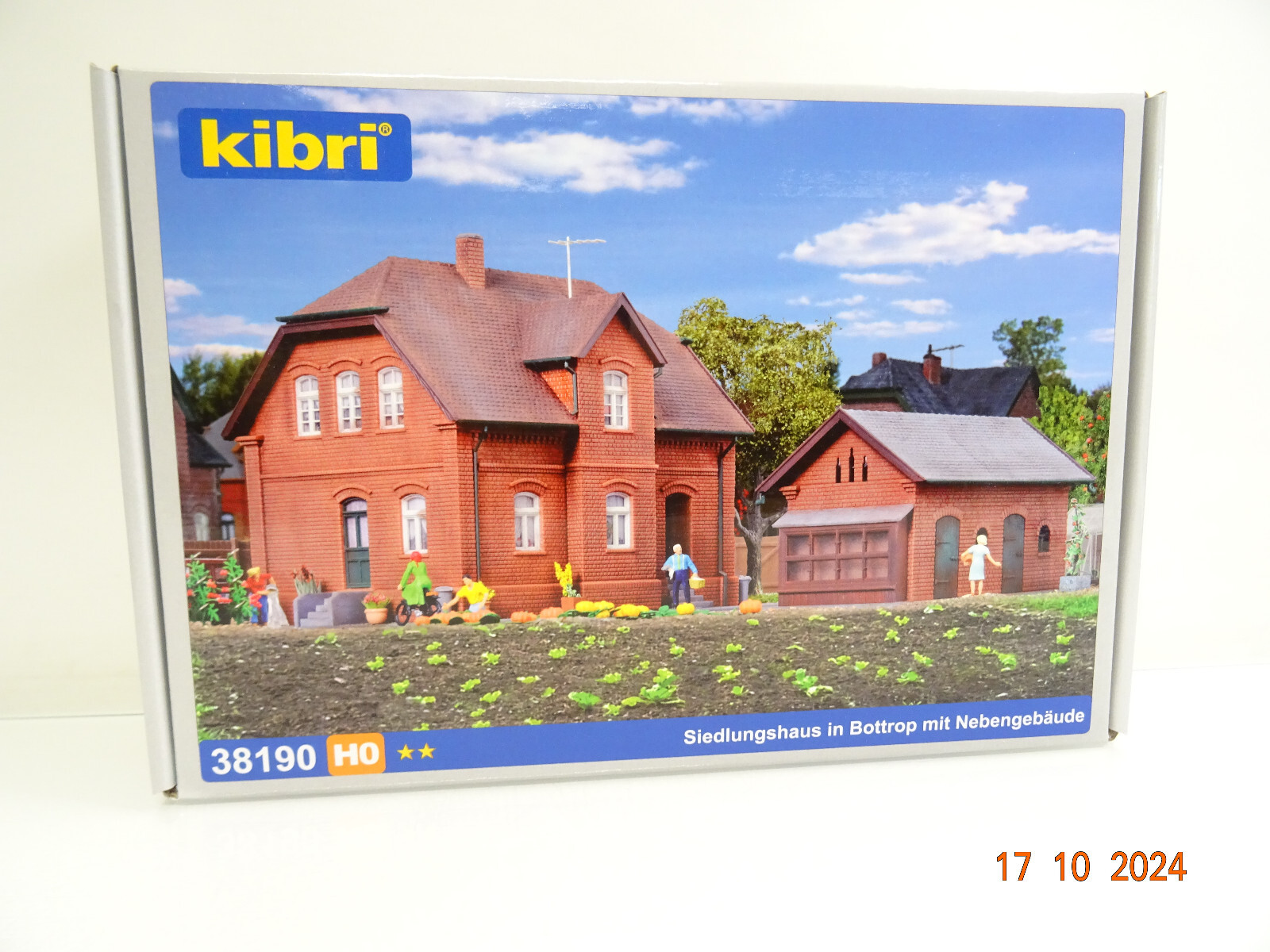 Kibri H0 38190 Bausatz Siedlungshaus Bottrop etc. neuwertig in OVP LE6488