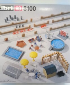 Kibri H0 8100 Ausgestalltungs-Bausatz Rund ums Haus neuwertig in OVP QR4411
