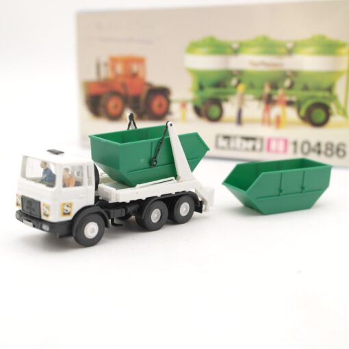 Kibri H0 MB Traktor mit Anhänger + MAN Absetzkipper, siehe Foto in VP QR8908 – Bild 5