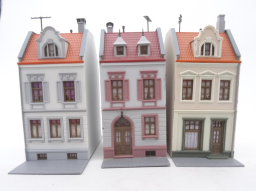 Kibri H0 Stadthäuser Set aus Anlagenrückbau, siehe Bilder RR99 o.