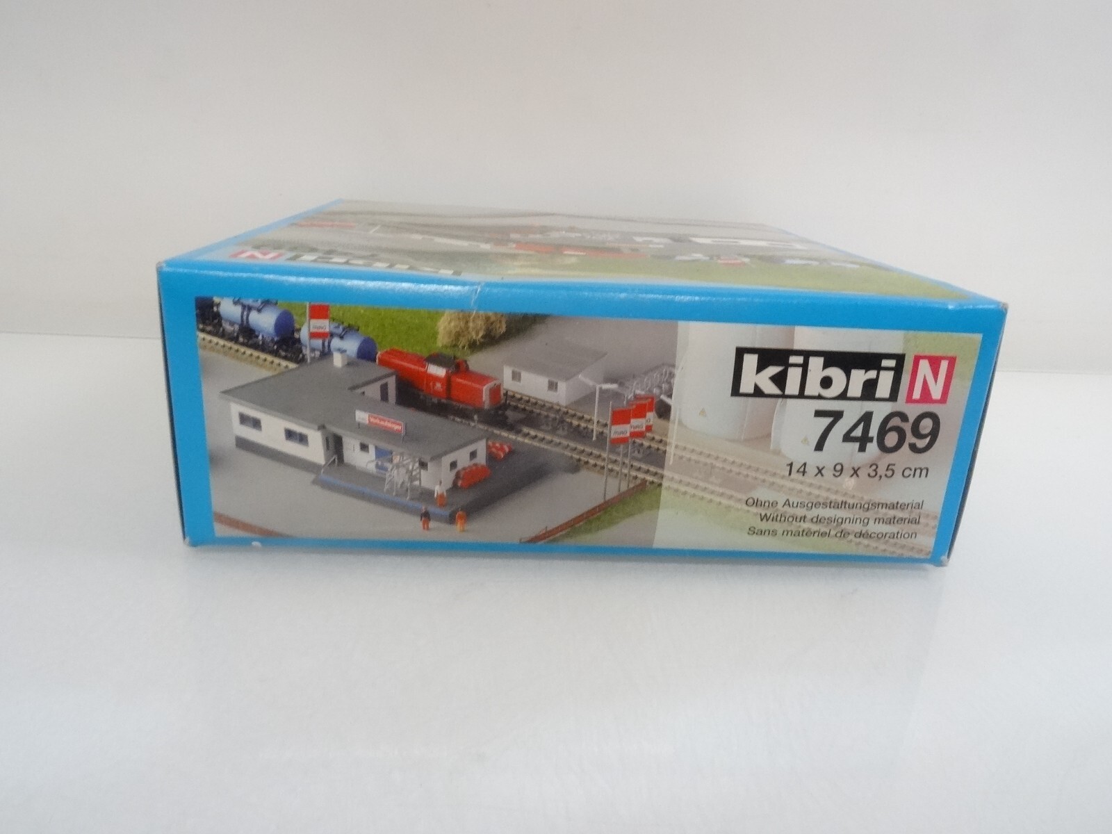 Kibri N 7469 Bausatz Büro mit Abfüllanlage, neuwertig in OVP QR4410 – Bild 3