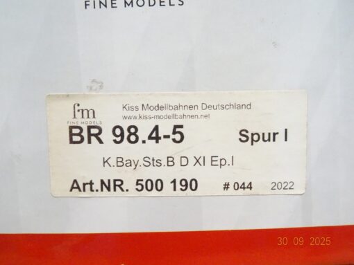 Kiss Spur 1 500 190 Dampflok D XI 2021 K.Bay.Sts.B. Digital Sound in OVP JL3306 – Bild 8