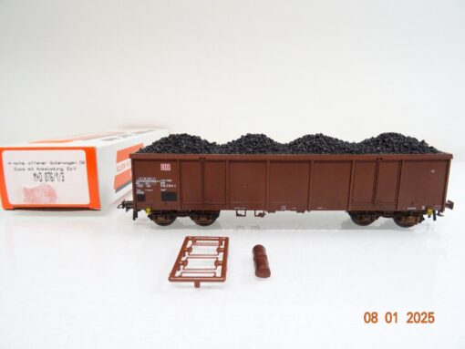 Klein Modellbahn H0 076/1/3 Hochbordwagen mit Koksladung der DB in OVP PR5117
