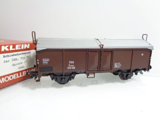 Klein Modellbahn H0 3261 Schiebedachwagen der ÖBB in OVP JD2617