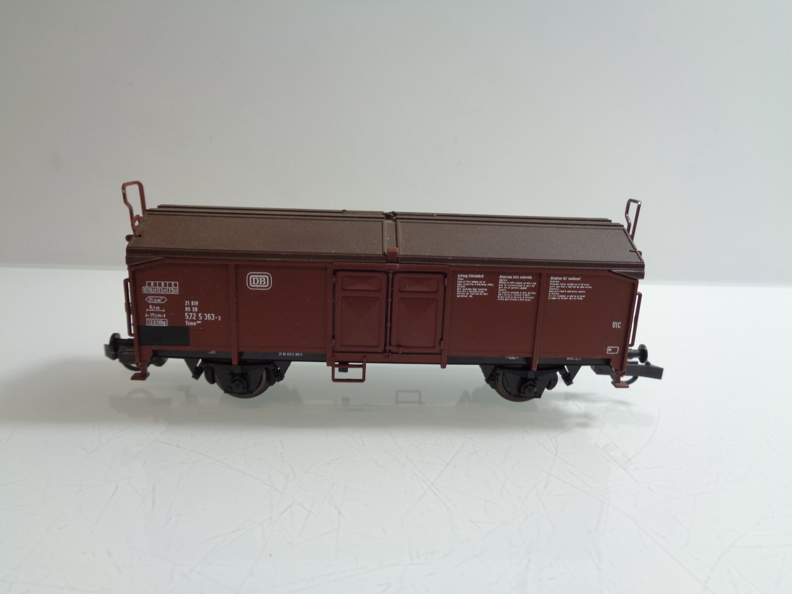 Klein Modellbahn H0 3262 AC Schiebedachwagen Güterwagen der DB in OVP F231 – Bild 3