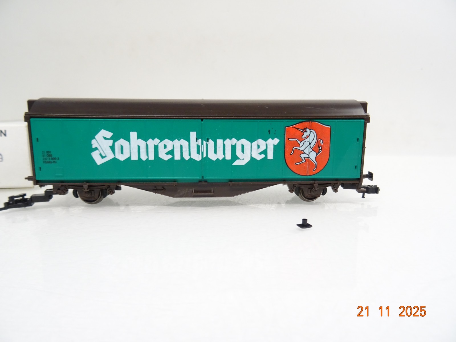 Klein Modellbahn H0 75009 Bierwagen Fohrenburger der ÖBB in OVP BH1331 – Bild 3