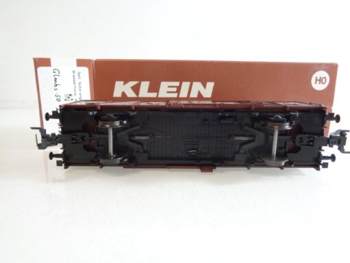 Klein Modellbahn H0 M+D 55/4 gedeckter Güterwagen der DBin OVP RR4253 – Bild 4
