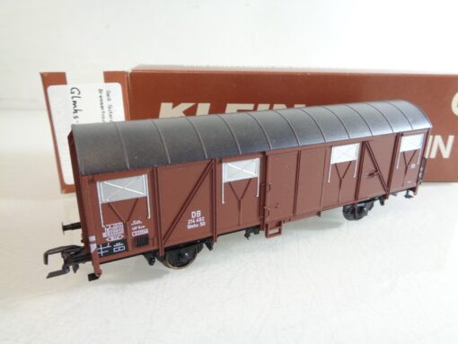 Klein Modellbahn H0 M+D 55/4 gedeckter Güterwagen der DBin OVP RR4253