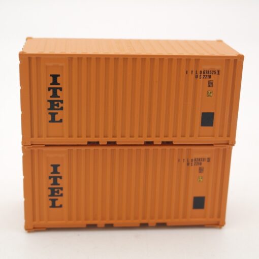 Konvolut 1:87 Set 20 'Container ITEL 2 Stück in EVP QR8937 – Bild 5