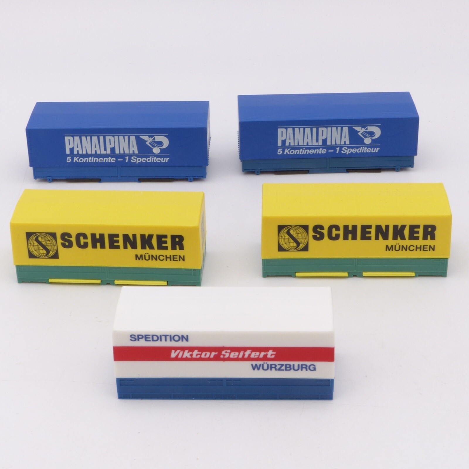 Konvolut 1:87 Wechselbrücken versch. Hersteller in Tüte siehe Bilder o. EX5766