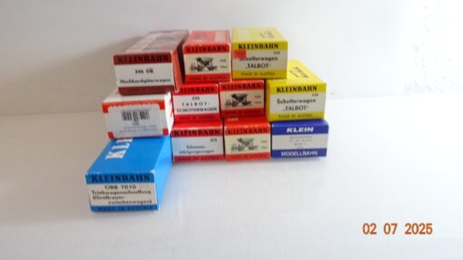Konvolut Kleinbahn H0 Leerverpackung 11 Stück siehe Foto CK9235