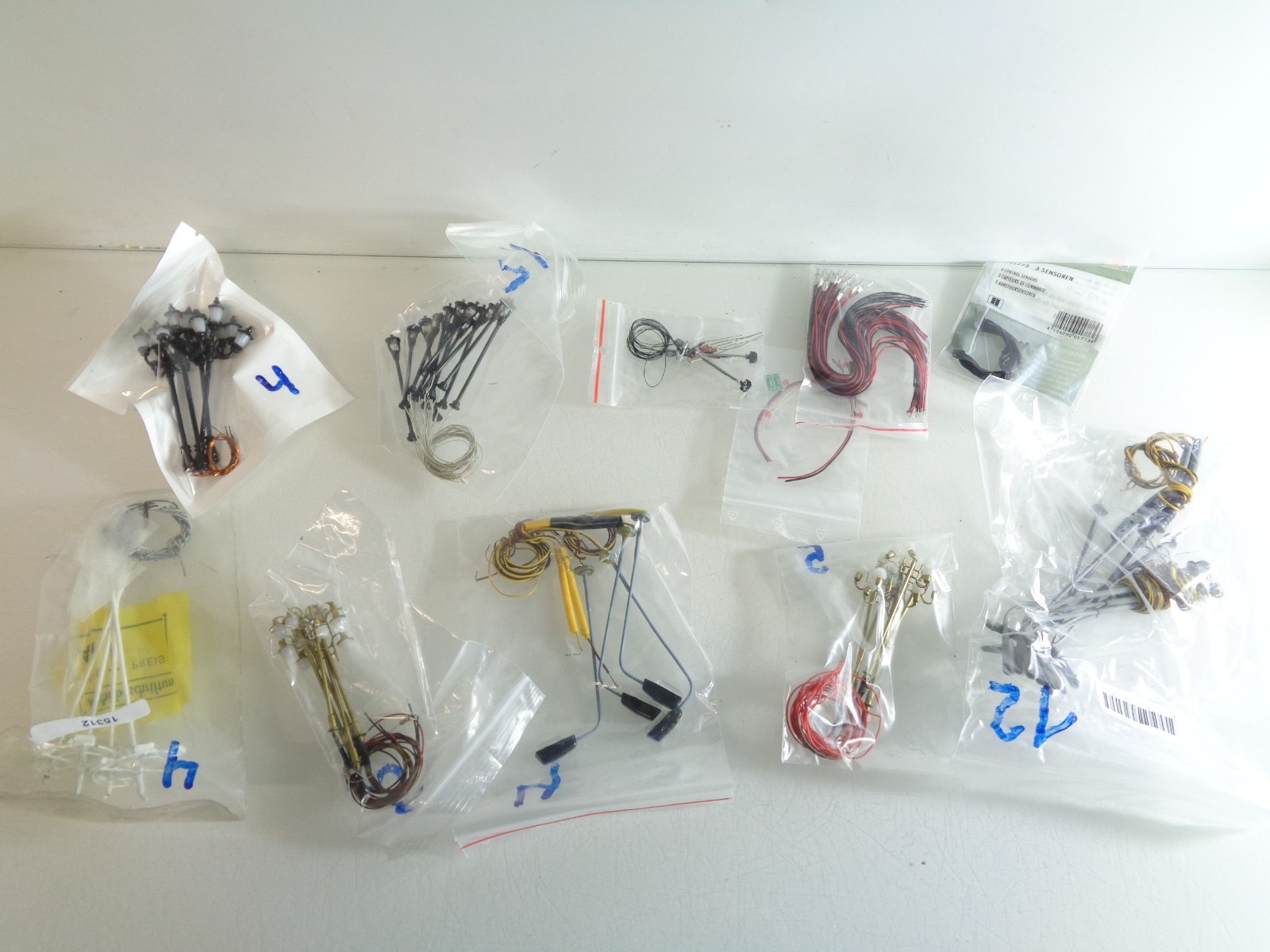 Konvolut Lampen H0 verschiedene Hersteller siehe Foto PK2019 o.