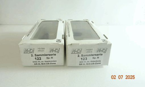 Konvolut M-D H0 Leerverpackung 2 Stück siehe Foto CK9267