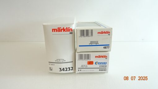 Konvolut Märklin H0 Leerverpackung 3 Stück siehe Foto CK9451