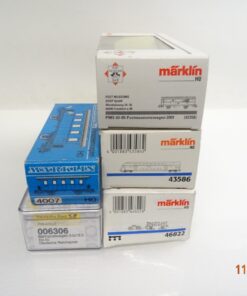 Konvolut Märklin H0 Leerverpackung 5 Stück siehe Foto PK2154