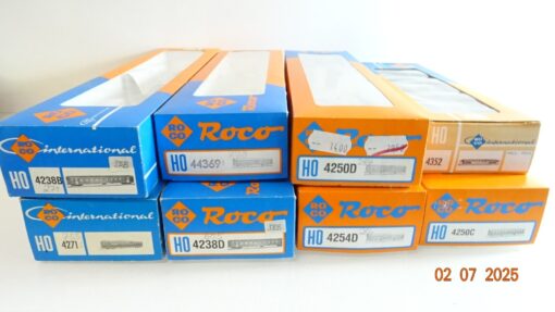 Konvolut Roco H0 Leerverpackung 8 Stück siehe Foto CK9247