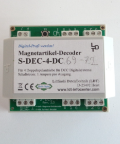 LDT S-DEC-4-DC Magnetartikel-Decoder mit Gehäuse siehe Foto PK2852 o.