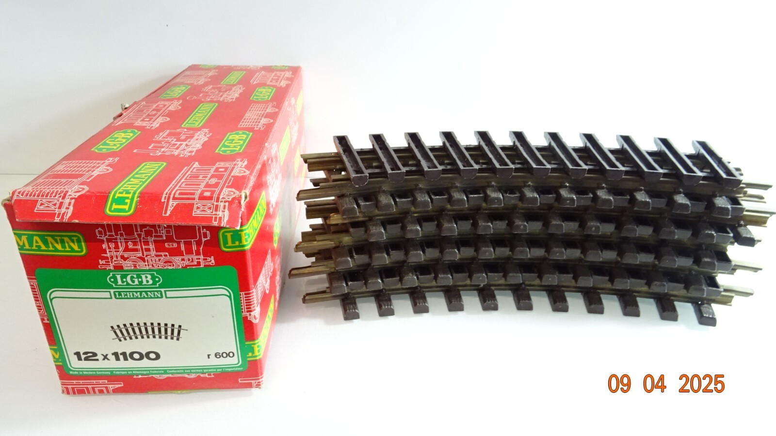 LGB Spur G 1100 Gleis gebogen R1 30° , 10Stück siehe Foto in OVP CK7369