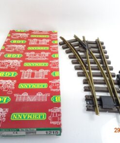 LGB Spur G 1215 Weiche links mit Antrieb siehe Foto in OVP PK97