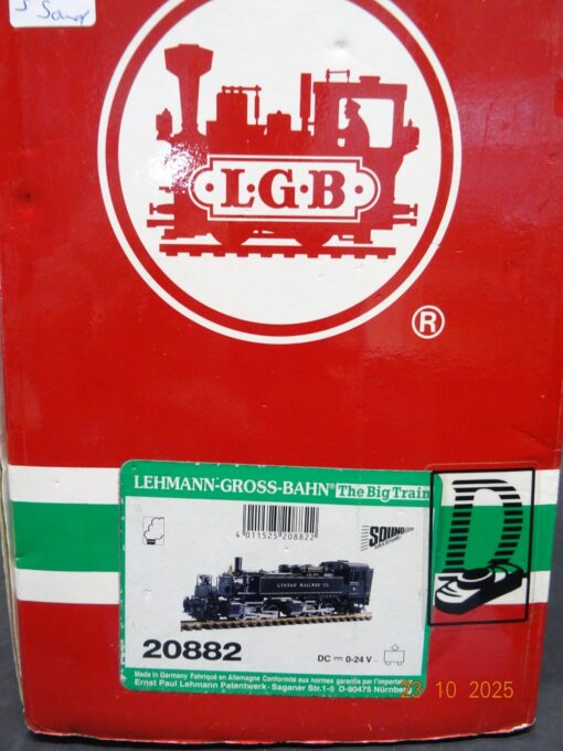 LGB Spur G 20882 US Dampflok 51 Uintah Railway Digital Sound in OVP JL2206 – Bild 9