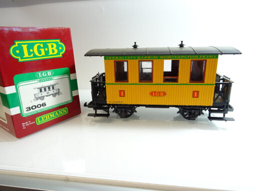 LGB Spur G 3006 US Personenwagen Dodge City & Great West neuwertig in OVP AR6132