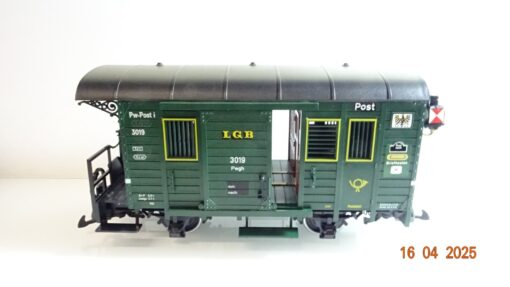 LGB Spur G 3019 Post Gepäckwagen mit Schlusslicht siehe Foto in OVP CK7565 – Bild 3
