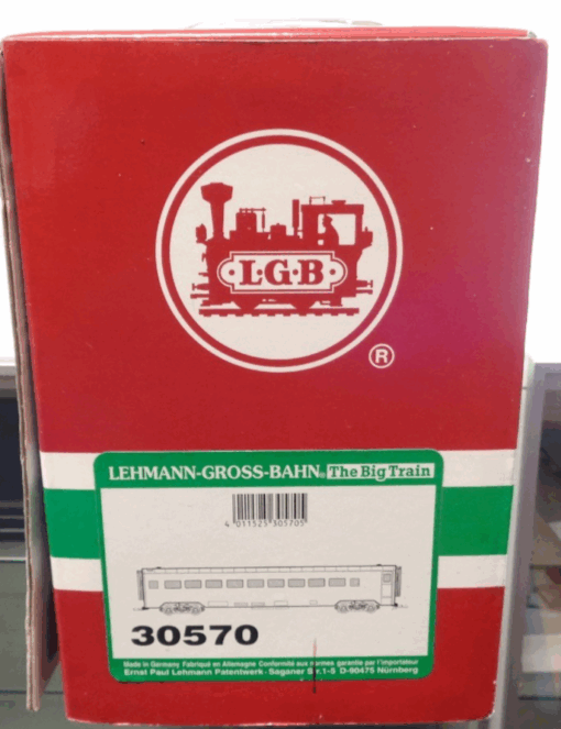 LGB Spur G 30570 Streamline-Reisezugwagen, Metallräder siehe Foto in OVP PK1578 – Bild 6