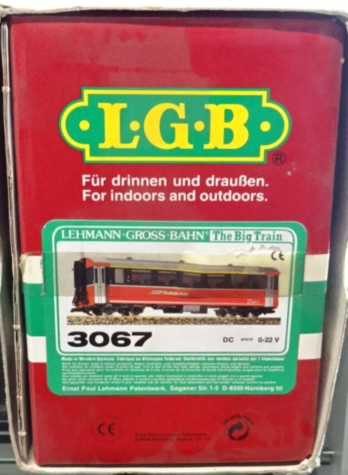 LGB Spur G 3067 Personenwagen 1 Kl. RhB siehe Foto in OVP PK213 – Bild 6