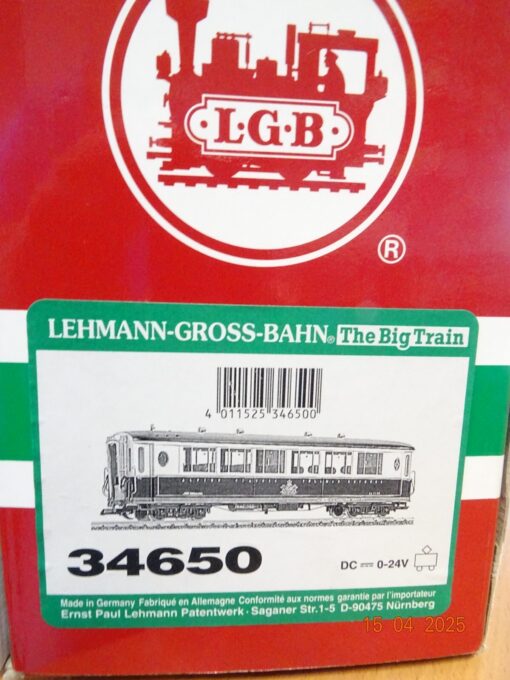 LGB Spur G 34650 Schweiz Personenwagen Pullman-Express beleuchtet in OVP JL105 – Bild 6