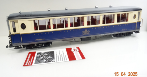 LGB Spur G 34650 Schweiz Personenwagen Pullman-Express beleuchtet in OVP JL105