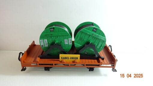 LGB Spur G 4002 Kabelrollenwagen der Kabel Union in OVP CK7523 – Bild 3