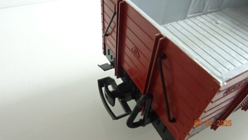 LGB Spur G 4021 Ow Hochbordwagen m. Gleisreiniger braun siehe Foto in OVP CK9505 – Bild 3