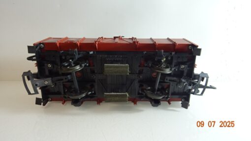 LGB Spur G 4021 Ow Hochbordwagen m. Gleisreiniger braun siehe Foto in OVP CK9505 – Bild 5