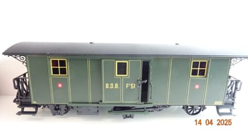 LGB Spur G 40330 Gepäckwagen der Ballenberg-Zahnradbahn neuwertig in OVP CK7503 – Bild 3