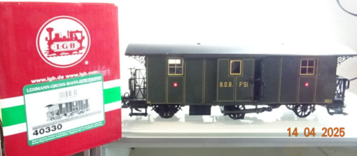 LGB Spur G 40330 Gepäckwagen der Ballenberg-Zahnradbahn neuwertig in OVP CK7503