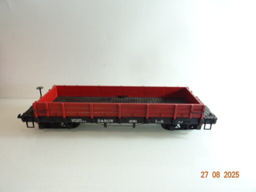 LGB Spur G 4061 Niederbordwagen D&RGW Rio Grande Foto in OVP PK858