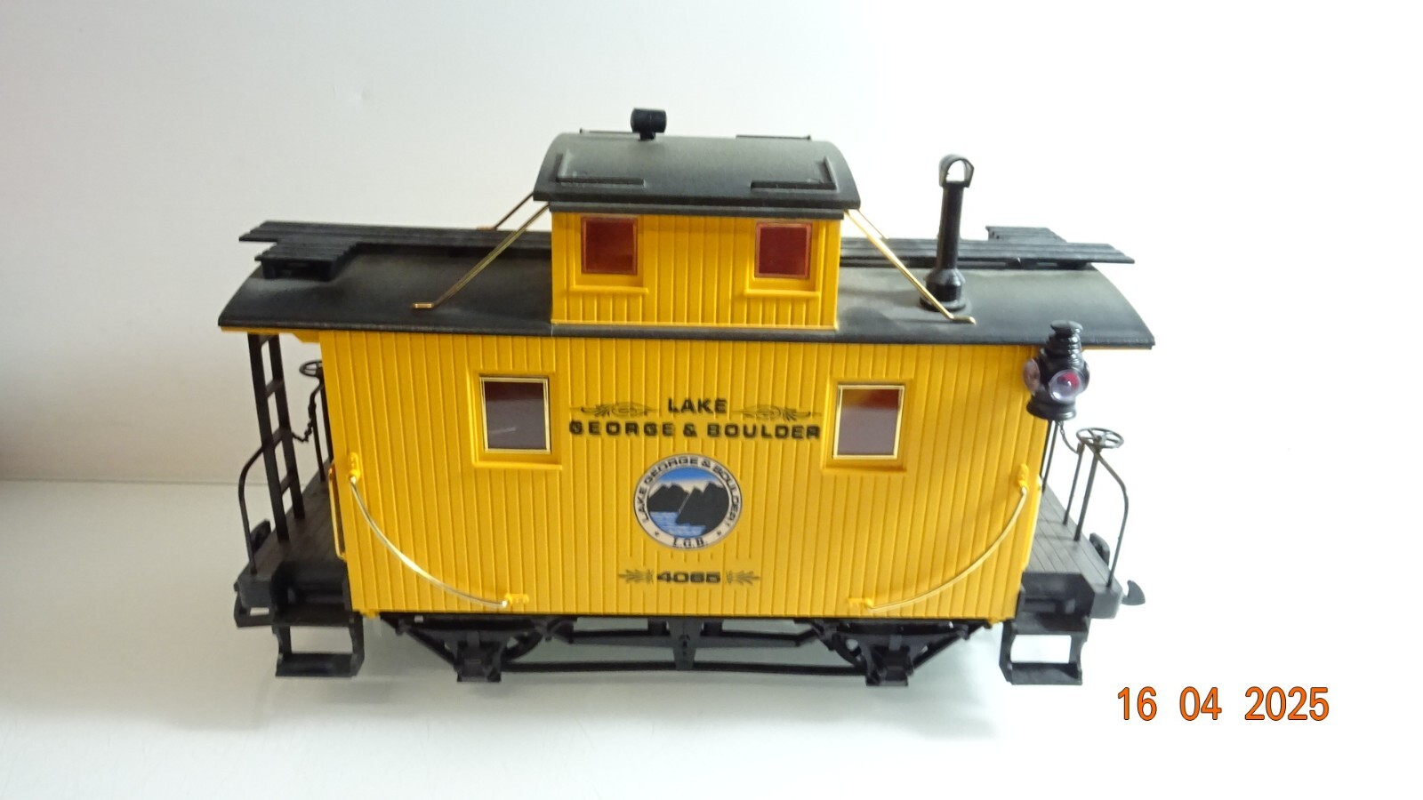 LGB Spur G 4065 L 01 Lake George & Boulder gelb Caboose in OVP CK7567 – Bild 3