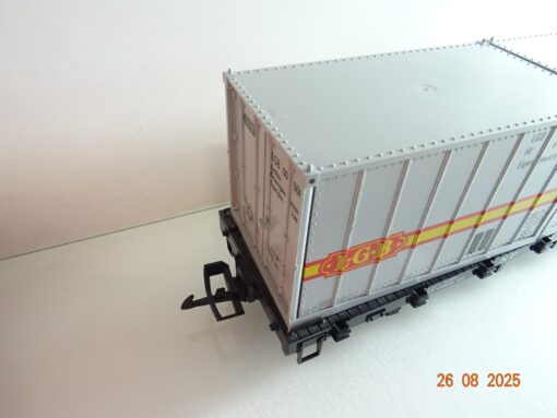 LGB Spur G 4069 Containerwagen 4-achsig siehe Foto in OVP PK816 – Bild 4