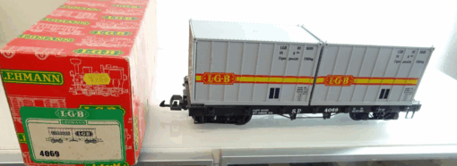 LGB Spur G 4069 Containerwagen 4-achsig siehe Foto in OVP PK816