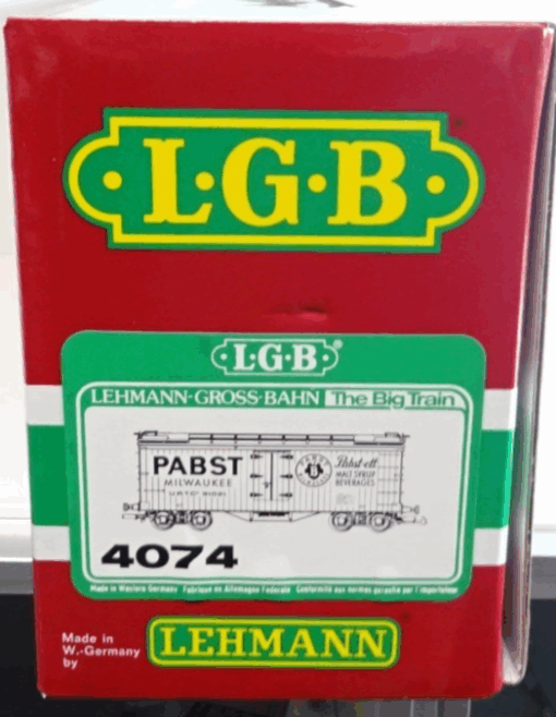 LGB Spur G 4074 US Kühlwagen U.R.T.C 91021 Pabst Milwaukee in OVP PK140 – Bild 6