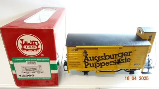 LGB Spur G 42260 Augsburger Puppenkiste mit BrHs neuwertig in OVP CK7555