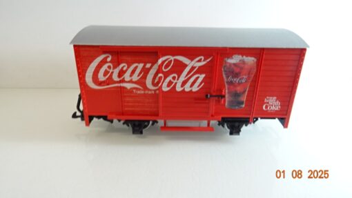 LGB Spur G 45352 Spur G Coca-Cola Güterwagen mit Sound in OVP PK221