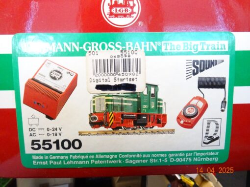 LGB Spur G 55100 Digital Startset Diesellok Schoema Sound neuwertig in OVP JL64 – Bild 3