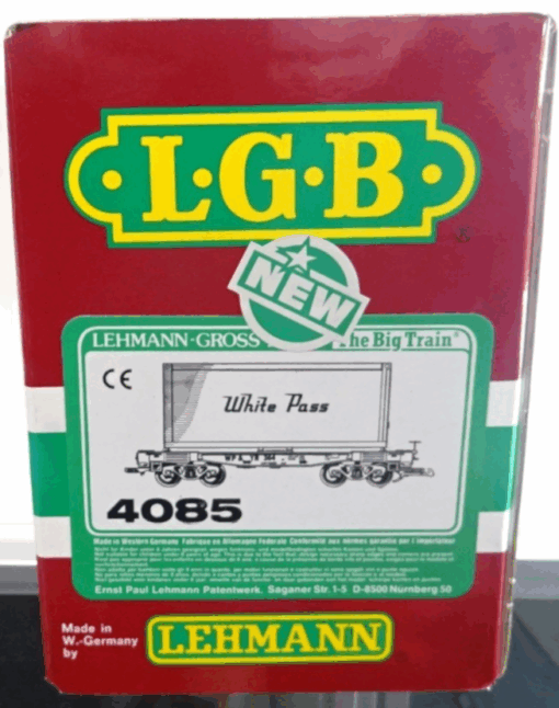 LGB Spur G US Container-Wagen der White Pass & Yukon # 364 in OVP PK136 – Bild 6