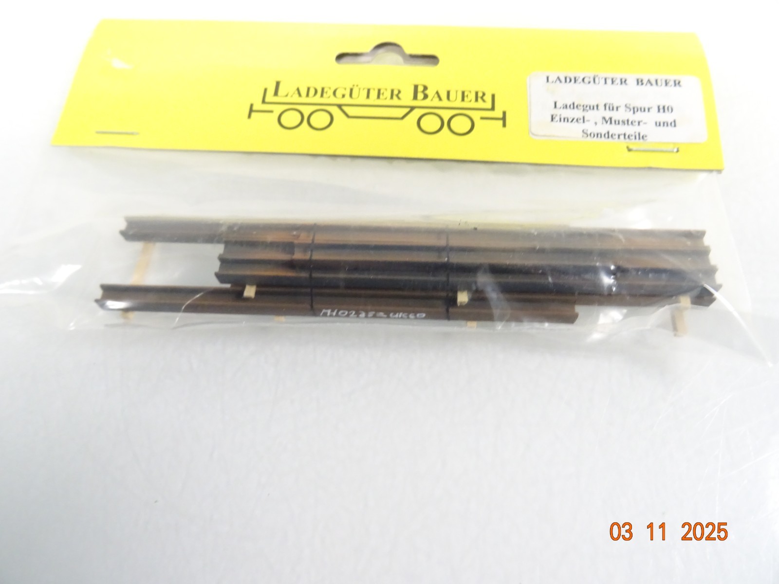 Ladegüter Bauer H0 Ladegut Einzel-, Muster und Sonderteil 130 mm in OVP RR4283