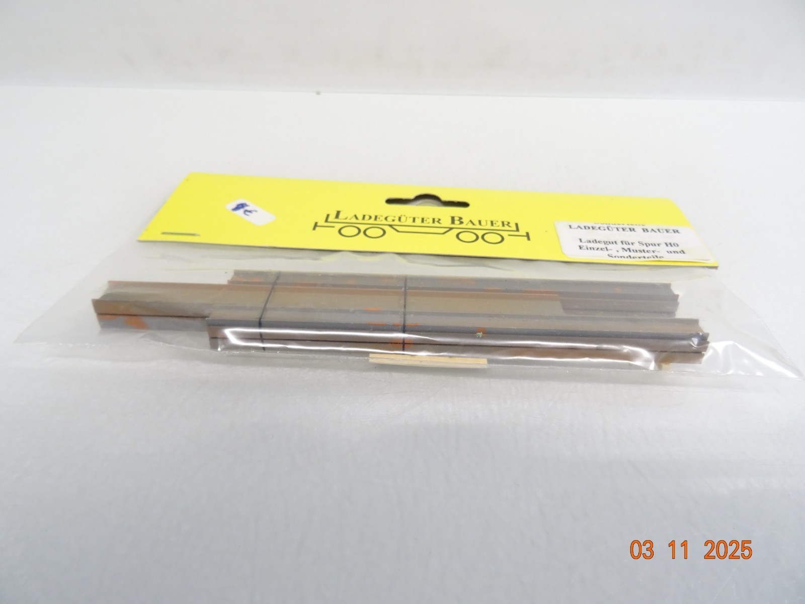 Ladegüter Bauer H0 Ladegut Stahlträger 140 mm, siehe Foto in OVP RR4289 – Bild 3